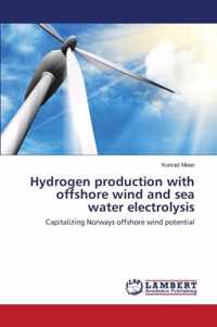 Hydrogen production with offshore wind and sea water electrolysis