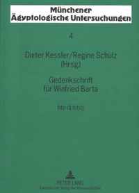 Gedenkschrift Fuer Winfried Barta