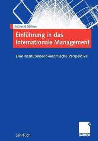 Einfuhrung in Das Internationale Management