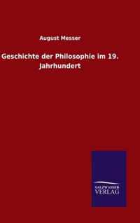 Geschichte der Philosophie im 19. Jahrhundert