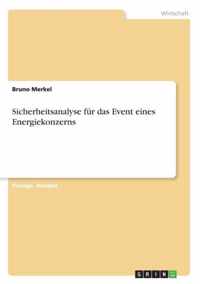 Sicherheitsanalyse fur das Event eines Energiekonzerns