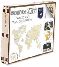 Wereld kaart in hout M - Overig (5906874128138)