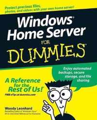 Windows Home Server For Dummies