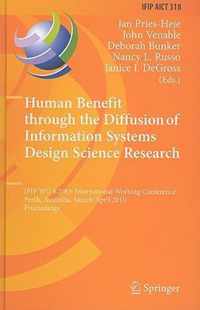 Human Benefit through the Diffusion of Information Systems Design Science Research