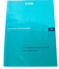 Ontwikkelingsbeleid en goed bestuur WRR ISBN9012092728