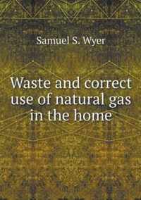 Waste and correct use of natural gas in the home