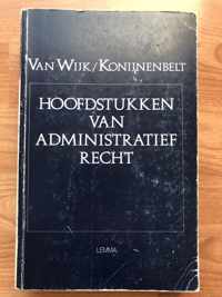 Hoofdstukken van administratief recht