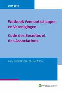 Wetboek Vennootschappen en Verenigingen 2017-2018 Code des Sociétés et des Associations 2017-2018