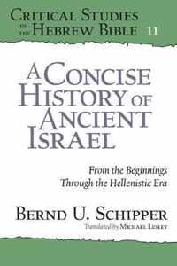 Concise History of Ancient Israel
