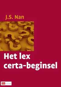 Het lex certa-beginsel