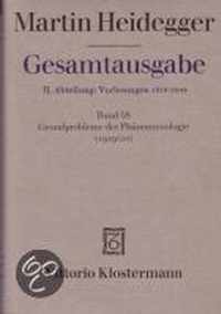 Martin Heidegger, Grundprobleme Der Phanomenologie (Wintersemester 1919/20)