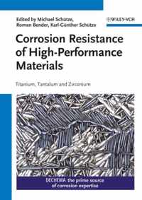 Corrosion Resistance of HighPerformance Materials