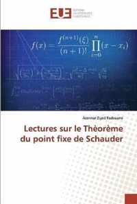 Lectures sur le Theoreme du point fixe de Schauder