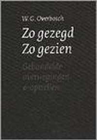 Zo gezegd ; Zo gezien