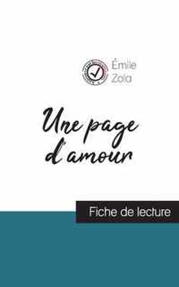 Une page d'amour de Émile Zola (fiche de lecture et analyse complète de l'oeuvre)