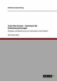 Train-the-Trainer - Seminare fur Patientenschulungen