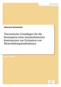 Theoretische Grundlagen fur die Konzeption eines intranetbasierten Instrumentes zur Evaluation von Weiterbildungsmassnahmen