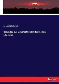 Kalender zur Geschichte der deutschen Literatur