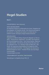 Hegel-Studien / Hegel-Studien Band 1 (1961)