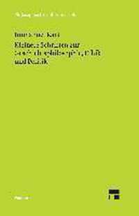 Kleinere Schriften zur Geschichtsphilosophie, Ethik und Politik